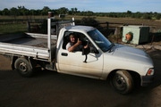 Hilux cab chassis ute with turbo engine