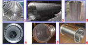 Welded wedge wire screens are made in panel or cylinder type, such as w
